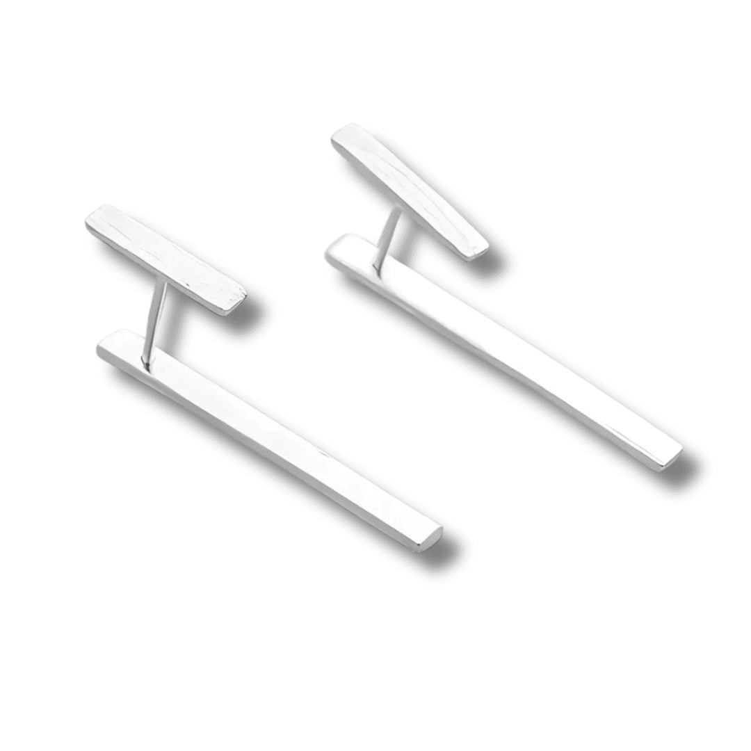 Silver Geometric Women's Earring
