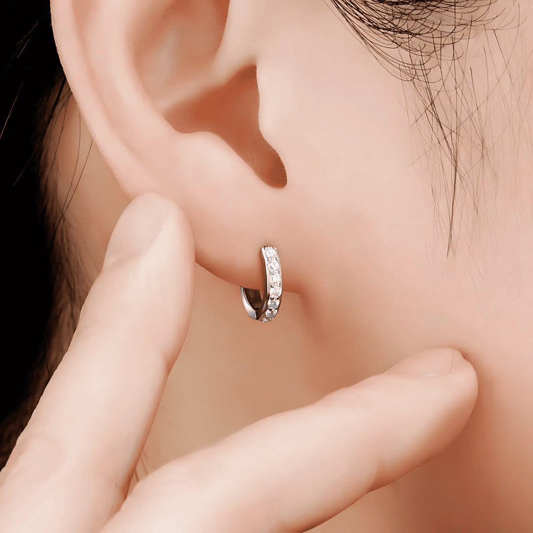 Silver Lunar Women's Earring