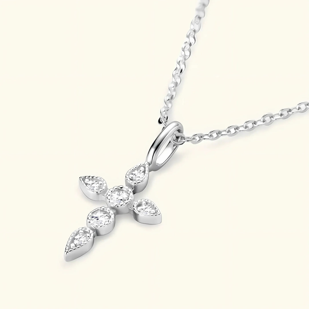 Silver Petal Necklace