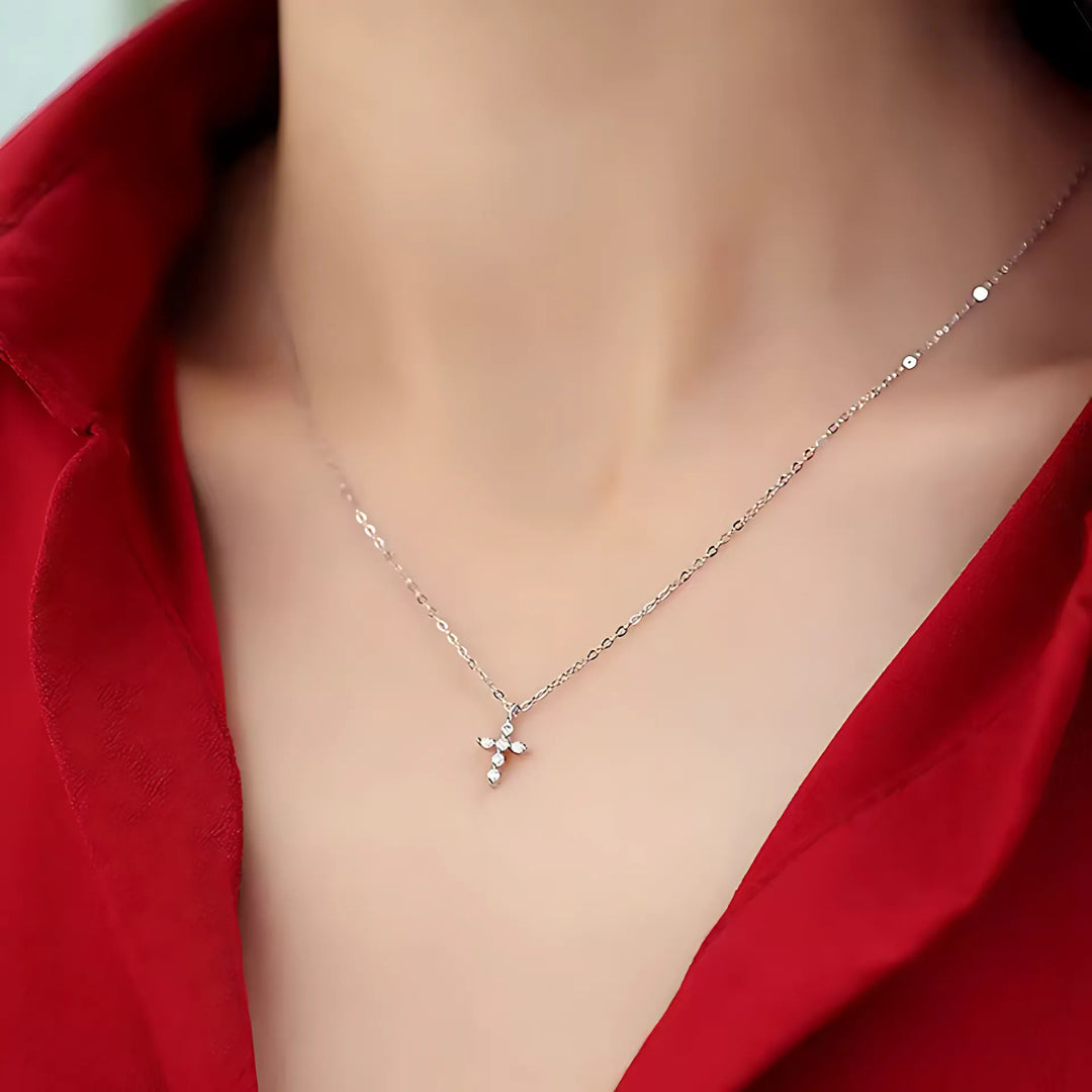 Silver Petal Necklace