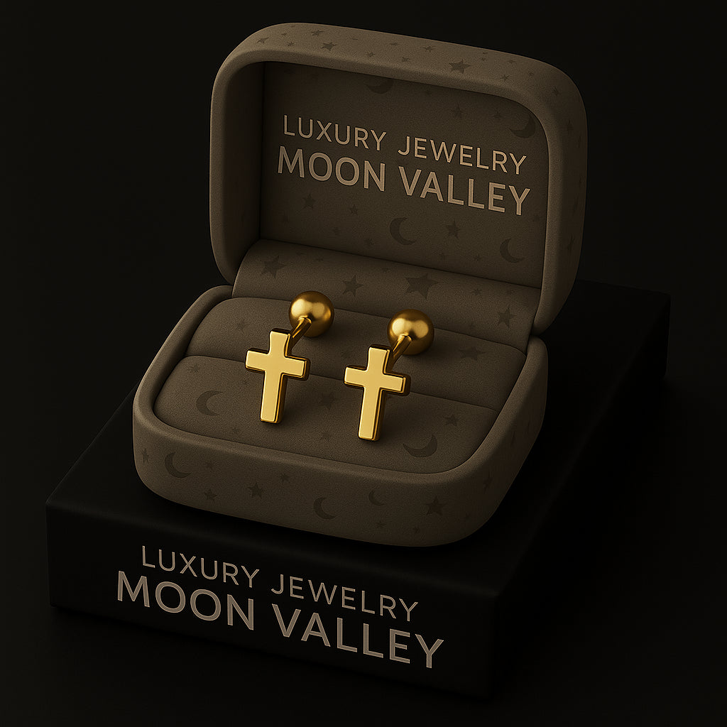 Silver Earring Plated Gold