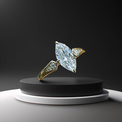 Gold Plated Venus Ocean Ring