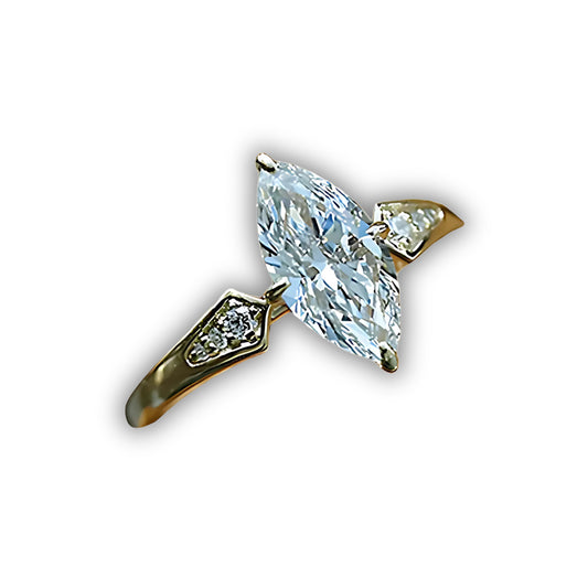 Gold Plated Venus Ocean Ring