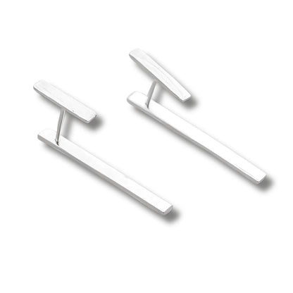 Silver Geometric Women's Earring