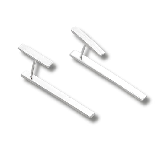 Silver Geometric Women's Earring