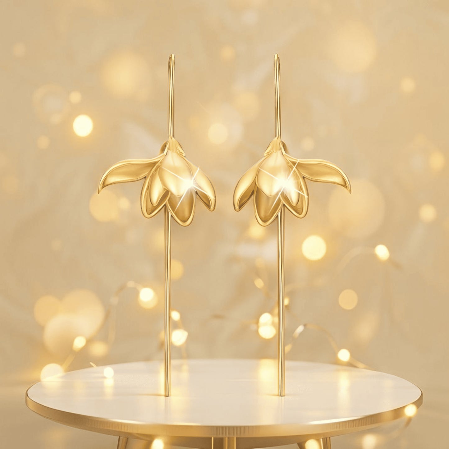 Petals Gold Earring