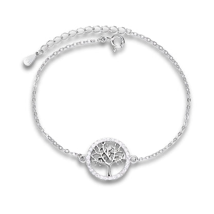 Silver Tree Women's Bracelet