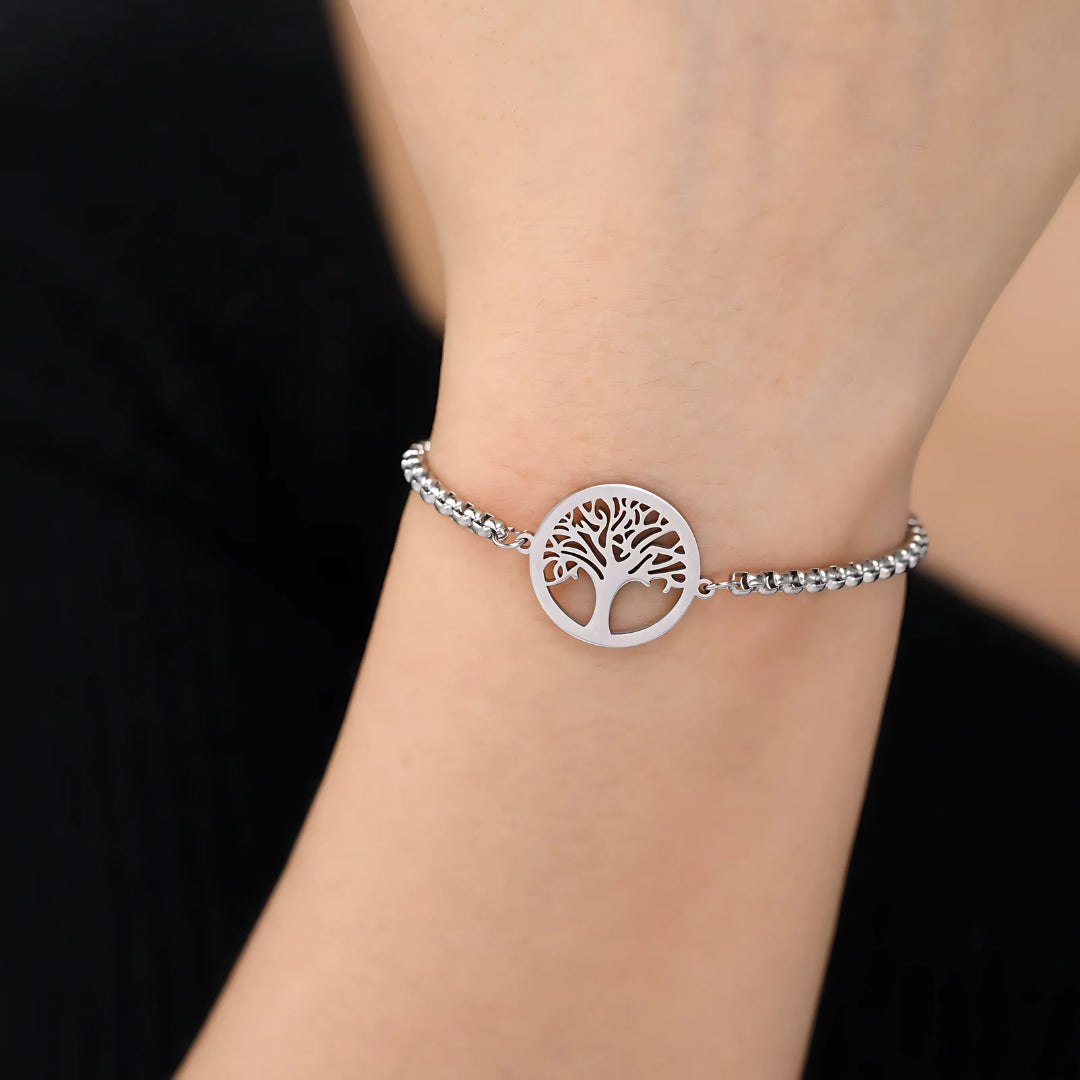 Silver Tree Women's Bracelet