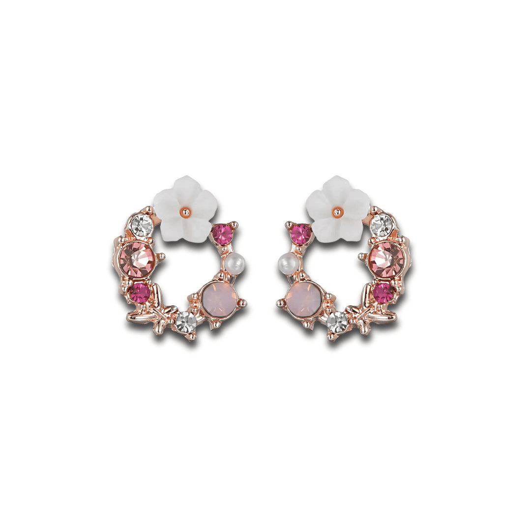 Silver Women's Earring Luxurious Garden