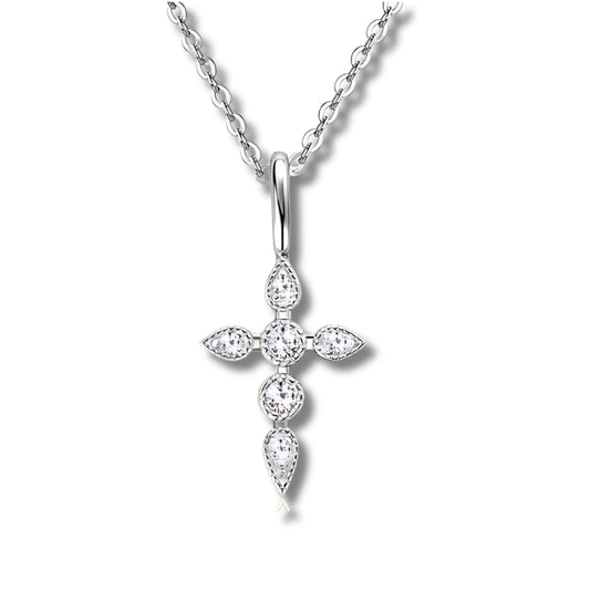 Silver Petal Necklace