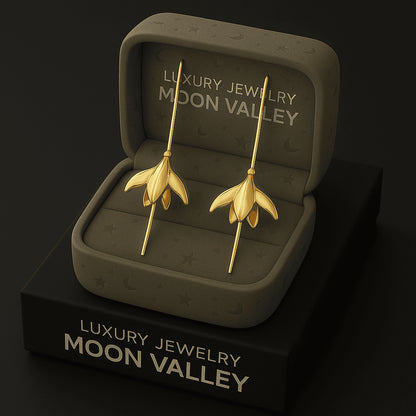 Petals Gold Earring