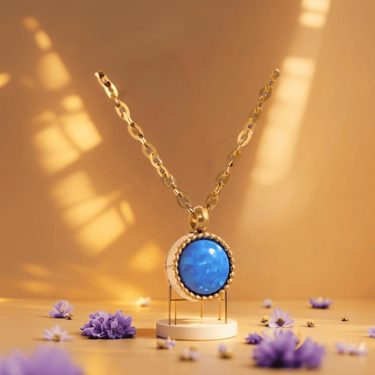 Starry Sky Necklace in Gold Plated Silver