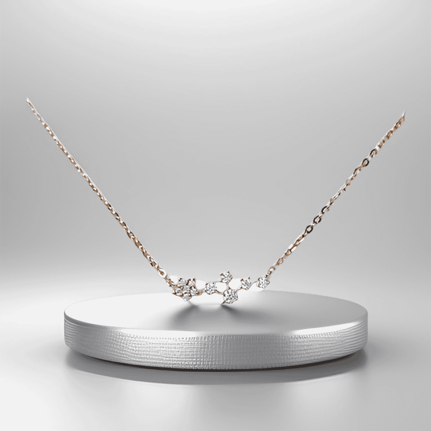 Starry Necklace Gold Plated Silver