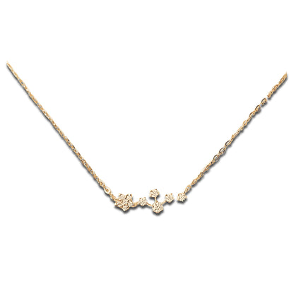 Starry Necklace Gold Plated Silver