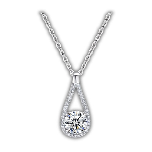 Silver Drop Necklace